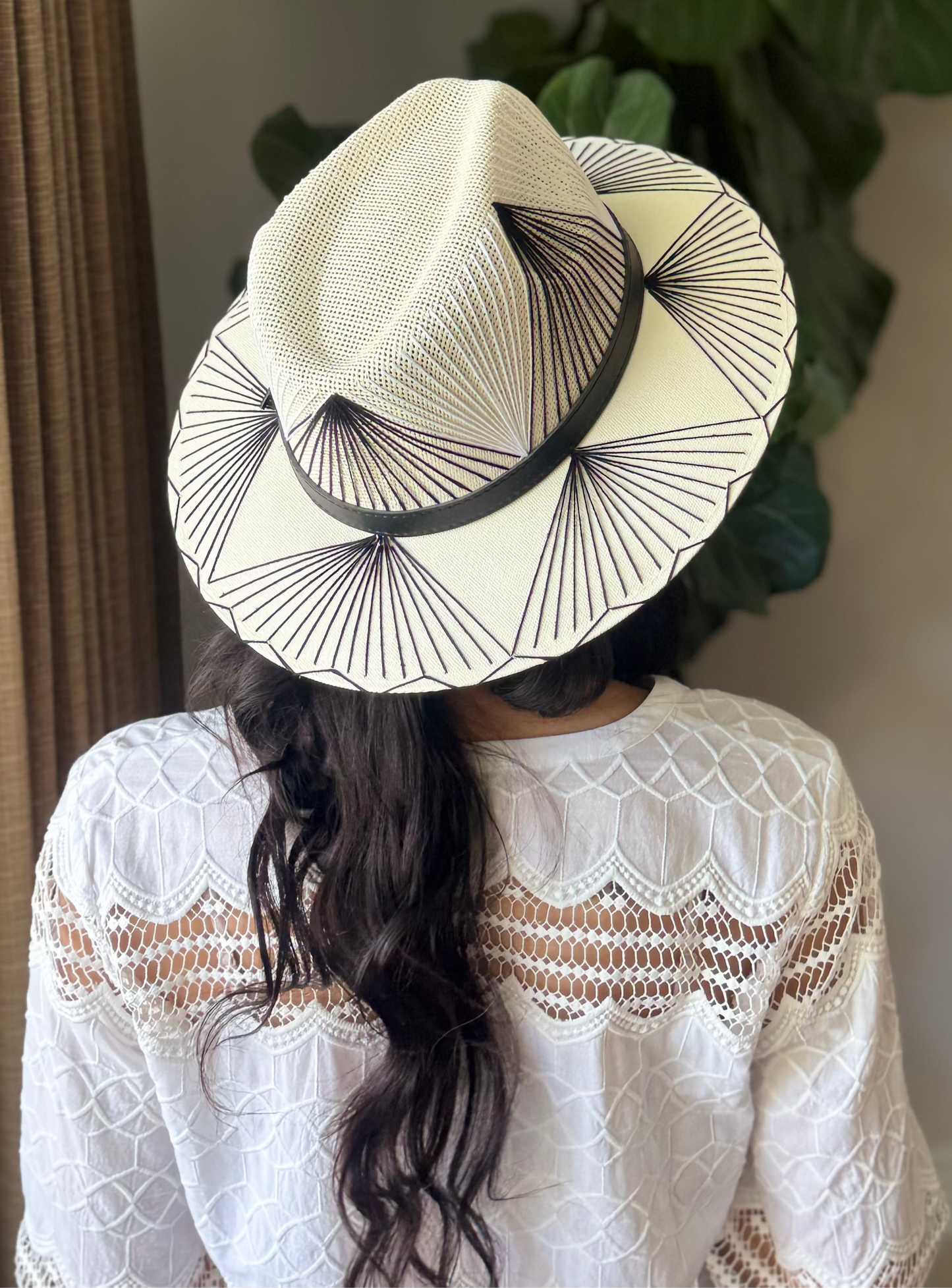 Agave Embroidered Hat