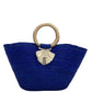 Woven Palm Beach Tote