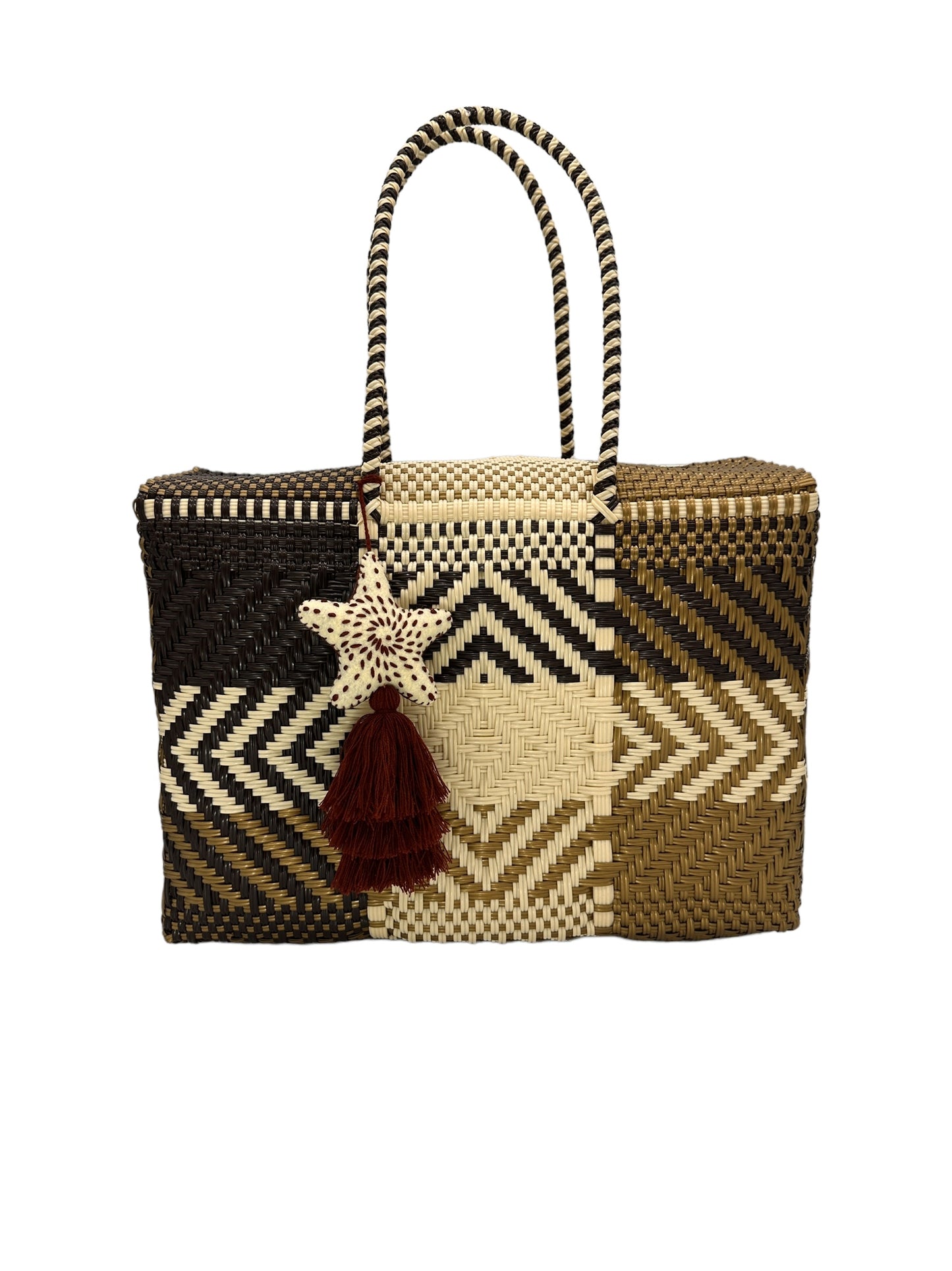 Handwoven Recycled Tote w/ Lid