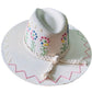 Floral Embroidered Hat