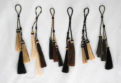 Hand-Braided Horse Tassels